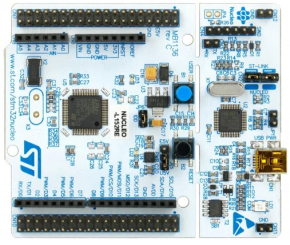 Image of the Nucleo-L152RE board.